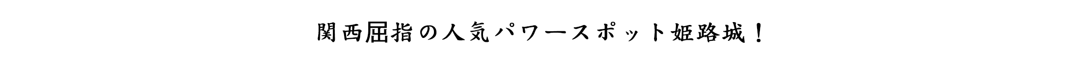 関西屈指の人気パワースポット姫路城！